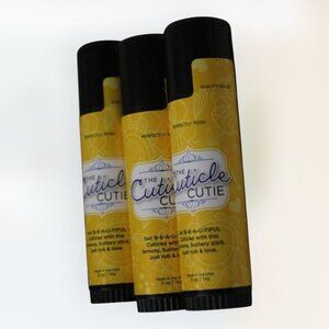 THREE Perfectly Posh NEW The Cuticle Cutie Moisturizing Butter Stick.5 oz Sealed